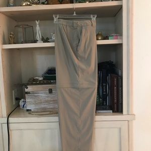 Exofficio active wear pants size 14, removable legs.